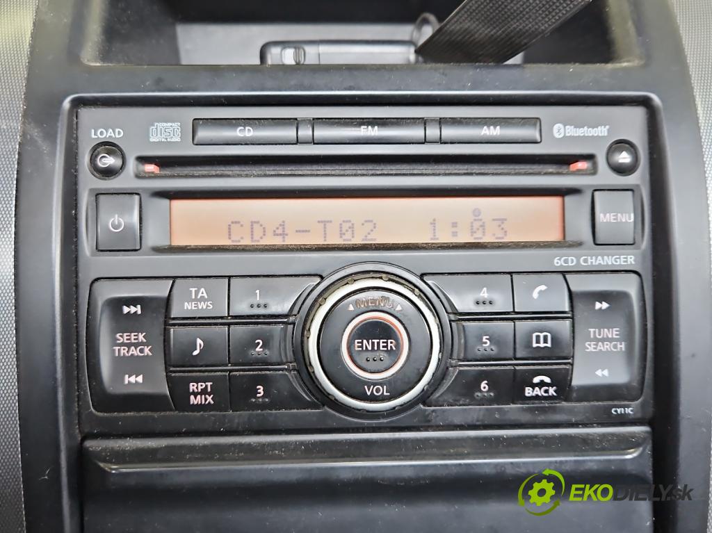 Nissan X-trail II T31 2008-2013 2.0 dci 173KM manual 127 kW 1995 cm3 5- Radio originál 28185JH10B