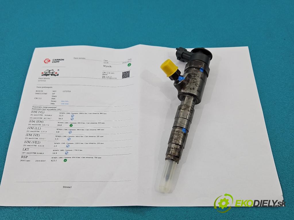 Peugeot 2008 I 2013-2019 1.6 hdi 92 HP manual 68 kW 1560 cm3 5- vstrek 0445110340 (Vstrekovače)