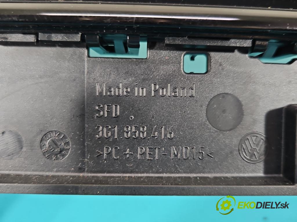 Vw Passat B8 2014 - 2.0 tdi 150 HP automatic 110 kW 1968 cm3 5- Mřížka: kúrenia stredová 3G1858416 (Mriežky kúrenia (fukáre))