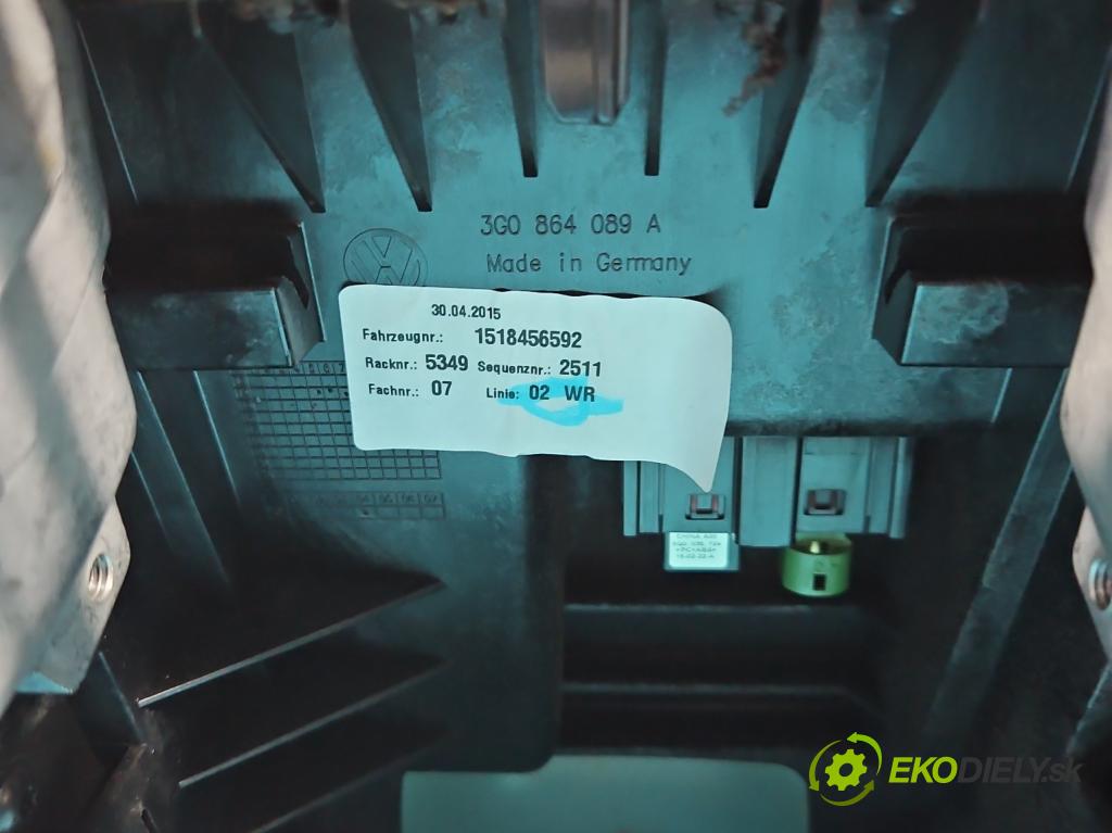 Vw Passat B8 2014 - 2.0 tdi 150 HP automatic 110 kW 1968 cm3 5- operadlo 3G0864089A (Lakťové opierky)