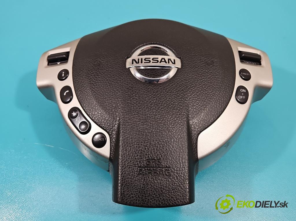 Nissan X-trail II T31 2008-2013 2.0 dci 173KM manual 127 kW 1995 cm3 5- airbag vzduch: Řidiči: NK70S-N10-02 (Airbagy)
