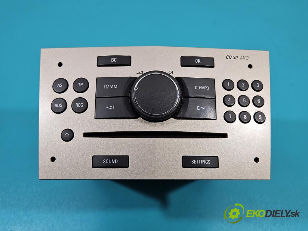 Opel Astra III 2004-2014 1.9 cdti 120 HP manual 88 kW 1910 cm3 5- Radio originál 13255553