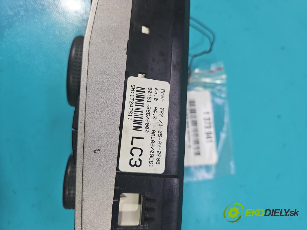 Opel Astra III 2004-2014 1.9 cdti 120 HP manual 88 kW 1910 cm3 5- panel kúrenia 13247811