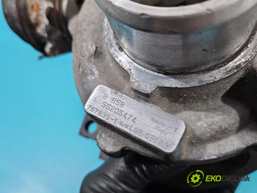 Opel Astra III 2004-2014 1.9 cdti 120 hp manual 88 kW 1910 cm3 5- Turbodmychadlo 767835-1 (Turbodúchadla (kompletní))