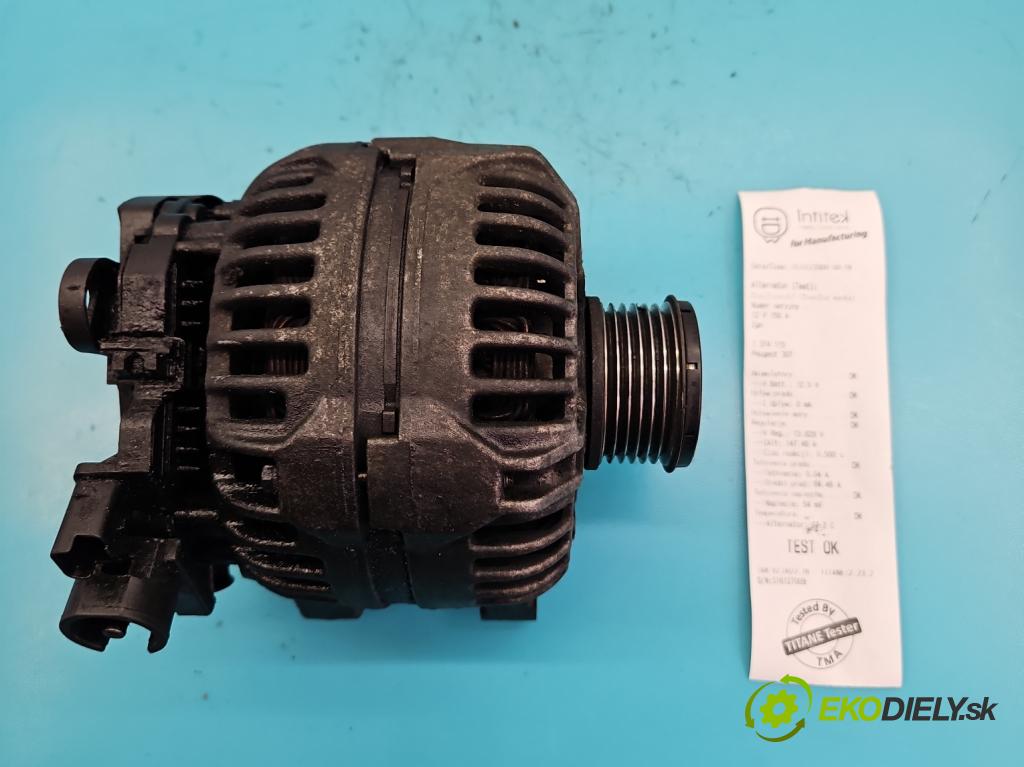 Peugeot 307 1.6 hdi 109 HP manual 80 kW 1560 cm3 5- Alternator 0124525035 (Alternátory)