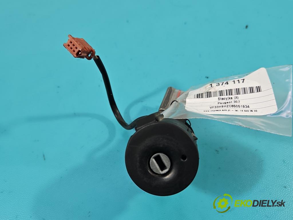 Peugeot 307 1.6 hdi 109 hp manual 80 kW 1560 cm3 5- spínací skříňka  (Spínací skříňky a klíče)