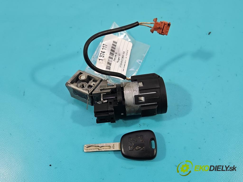 Peugeot 307 1.6 hdi 109 hp manual 80 kW 1560 cm3 5- spínací skříňka  (Spínací skříňky a klíče)