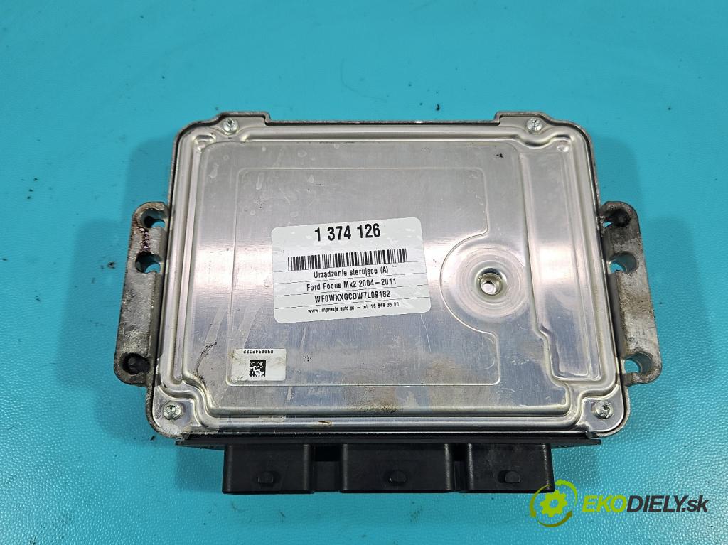 Ford Focus Mk2 2004-2011 1.6 tdci 109 hp manual 80 kW 1560 cm3 5- řídící jednotka motoru 0281012487