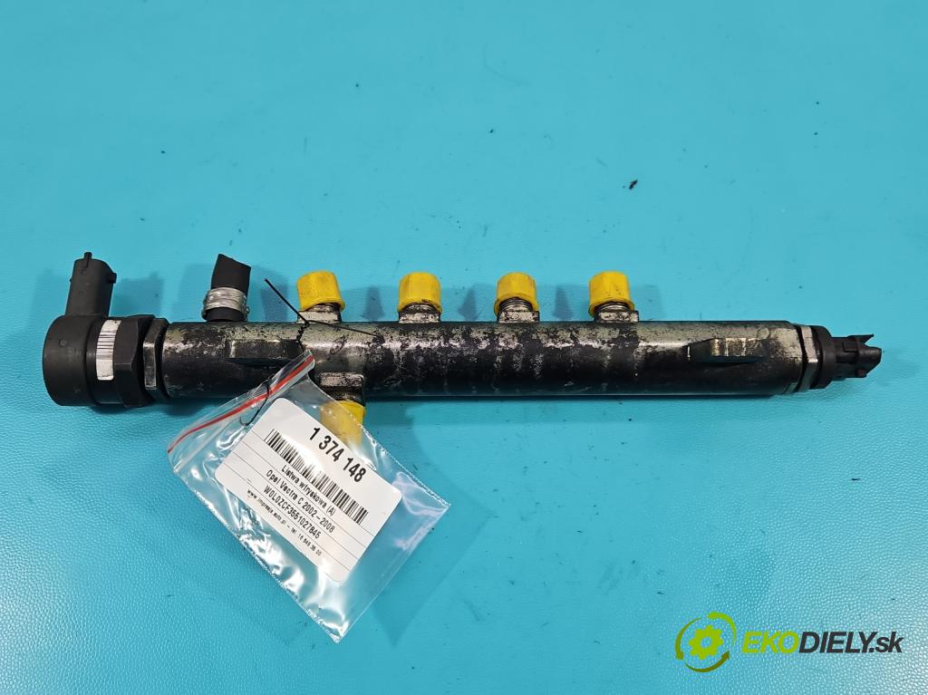 Opel Vectra C 2002-2008 1.9 cdti 150 HP manual 110 kW 1910 cm3 5- lišta vstrekovacia 0445214057 (Vstrekovacie lišty)