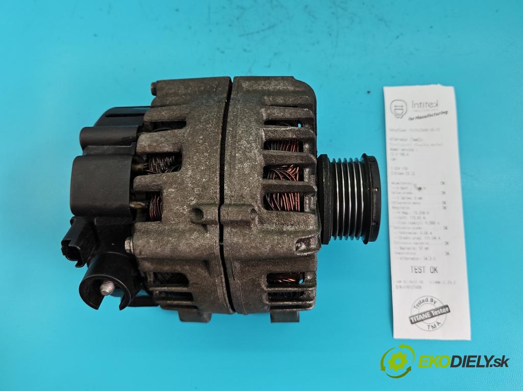 Citroen C5 II 2008-2017 2.0 hdi 163 HP manual 120 kW 1997 cm3 5- Alternator 9678049480 (Alternátory)