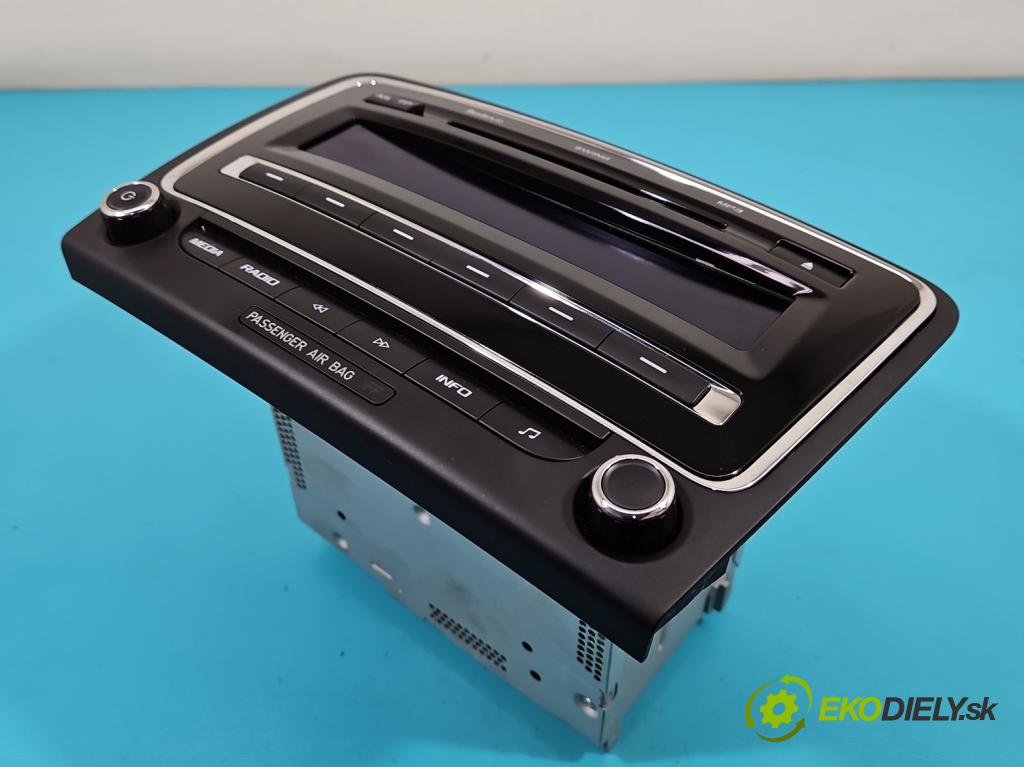 Skoda Superb II 2008-2015 1.6 tdi 105 HP manual 77 kW 1598 cm3 5- Radio originál 3T0035161G