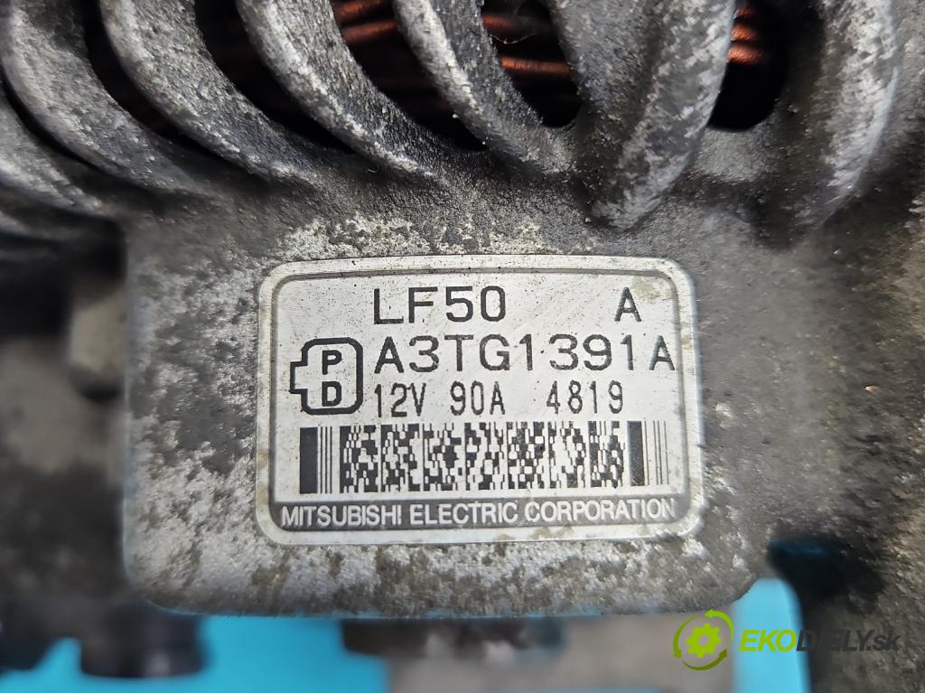 Mazda 3 I BK 2003-2009 2.0 16V 150 HP manual 110 kW 1999 cm3 4- Alternator A3TG1391A (Alternátory)