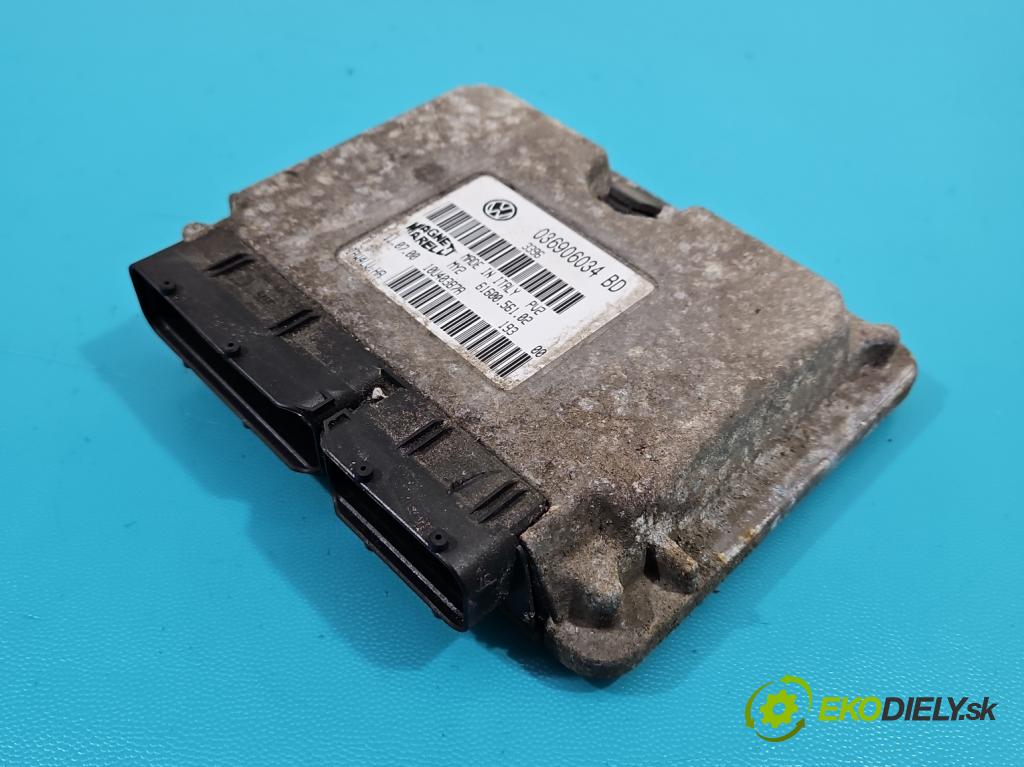 Seat Leon I 1999-2005 1.6 16V 105 hp manual 77 kW 1598 cm3 5- řídící jednotka motoru 036906034BD