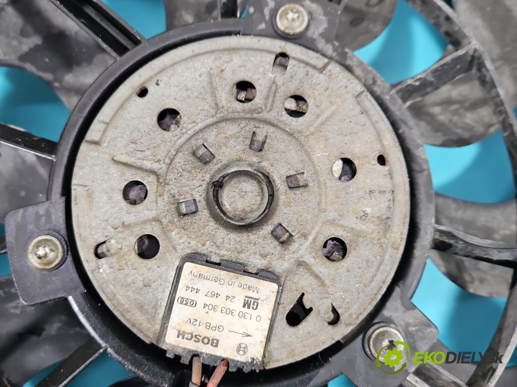 Opel Astra III 2004-2014 1.7 CDTI 110 HP manual 81 kW 1686 cm3 5- Ventilátor chladiča 0130303304
