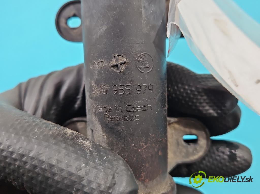Skoda Superb II 2008-2015 1.6 tdi 105 HP manual 77 kW 1598 cm3 5- ostrekovač reflektor: ľavý 3U0955979 (Motorček ostrekovačov)