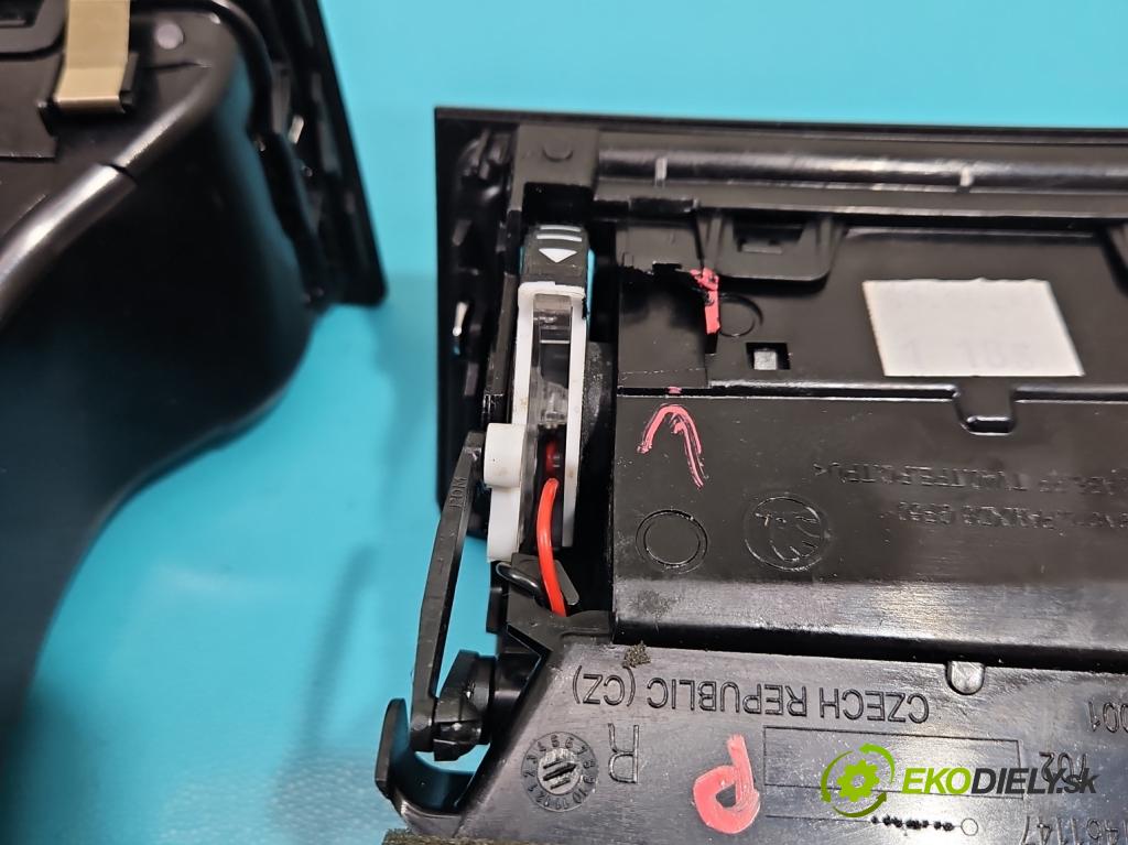 Skoda Superb II 2008-2015 1.6 tdi 105 HP manual 77 kW 1598 cm3 5- Mřížka: kúrenia stredová 3T0820951A (Mriežky kúrenia (fukáre))