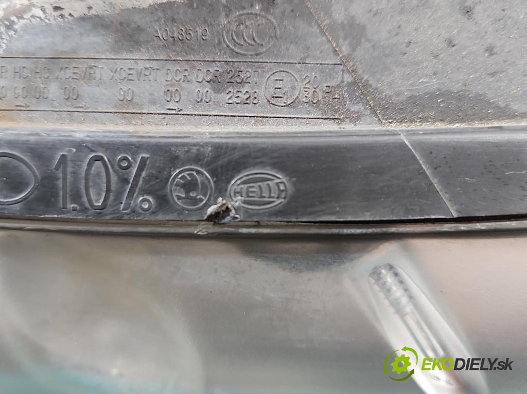 Skoda Superb II 2008-2015 1.6 tdi 105 HP manual 77 kW 1598 cm3 5- Reflektor: pravý  (Pravé)