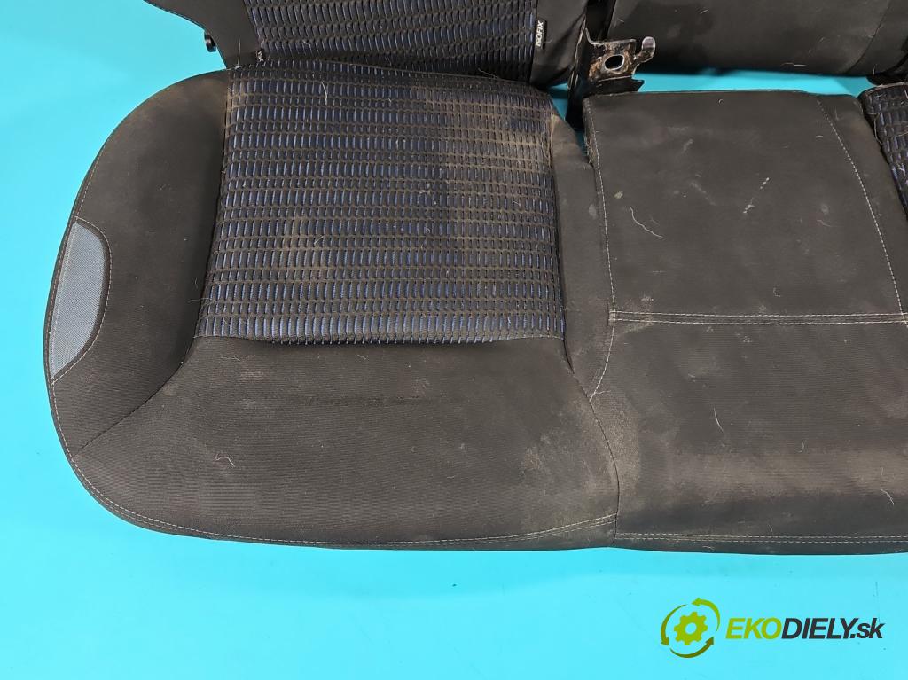 Peugeot 208 I 2012-2019 1.6 hdi 92 HP manual 68 kW 1560 cm3 5- Pohovka: zadné  (Sedačky, sedadlá)