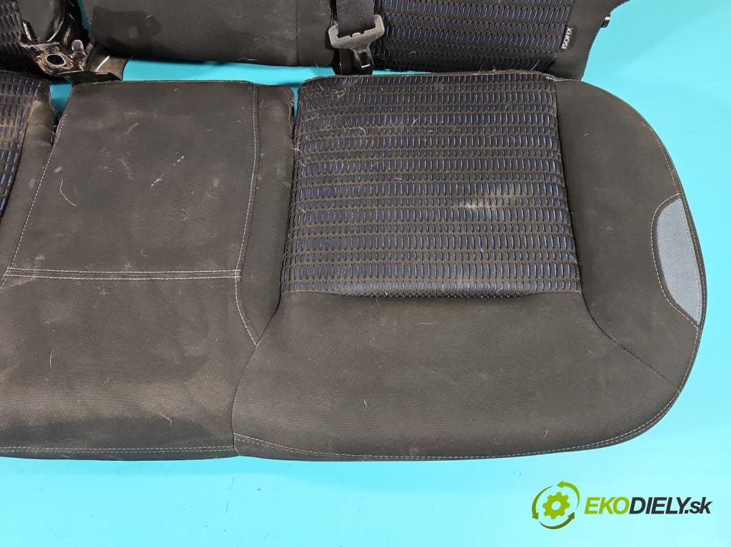 Peugeot 208 I 2012-2019 1.6 hdi 92 HP manual 68 kW 1560 cm3 5- Pohovka: zadné  (Sedačky, sedadlá)