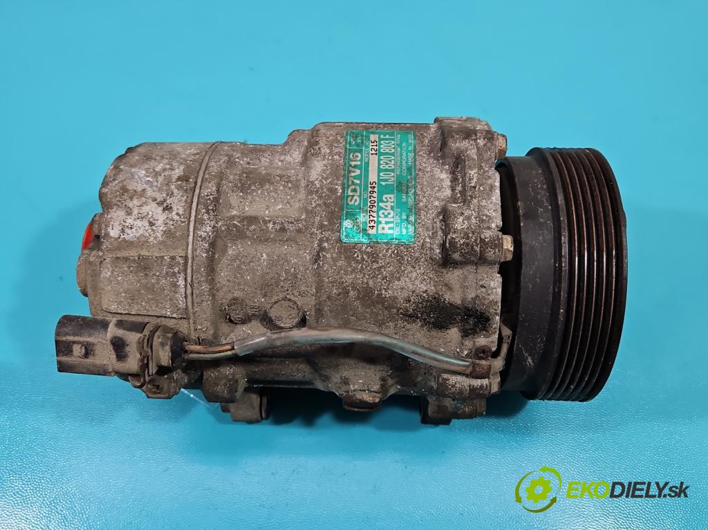 Seat Toledo II 1998-2004 1.8 20V 125 hp manual 92 kW 1781 cm3 4- Kompresor: klíma 1J0820803F (Kompresory)
