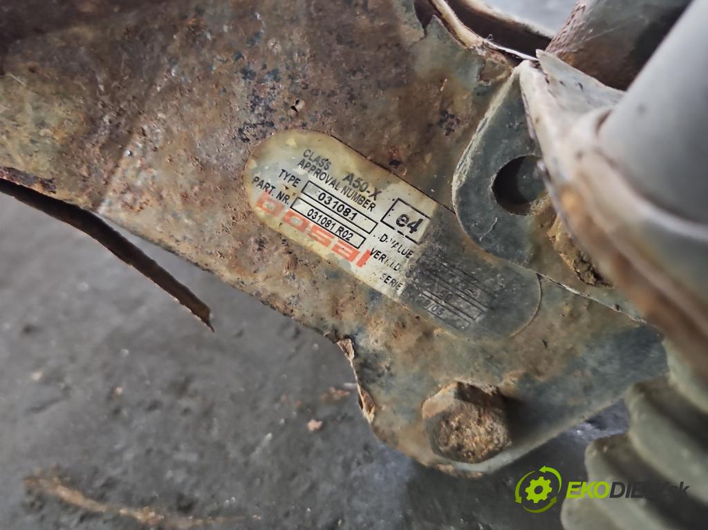 Opel Meriva A 2002-2010 1.7 cdti 101 hp manual 74 kW 1686 cm3 5- oko tažné  (Tažná zařízení)