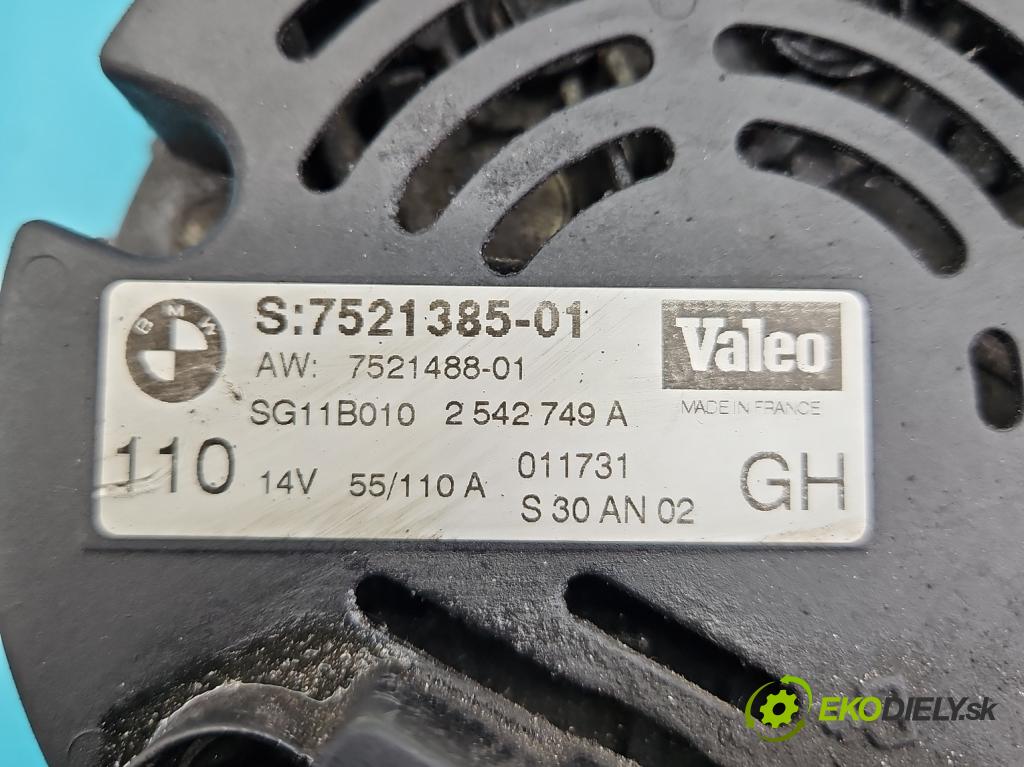 Bmw 3 E46 1998-2007 2.0 143 HP manual 105 kW 1995 cm3 5- Alternator 7521385 (Alternátory)