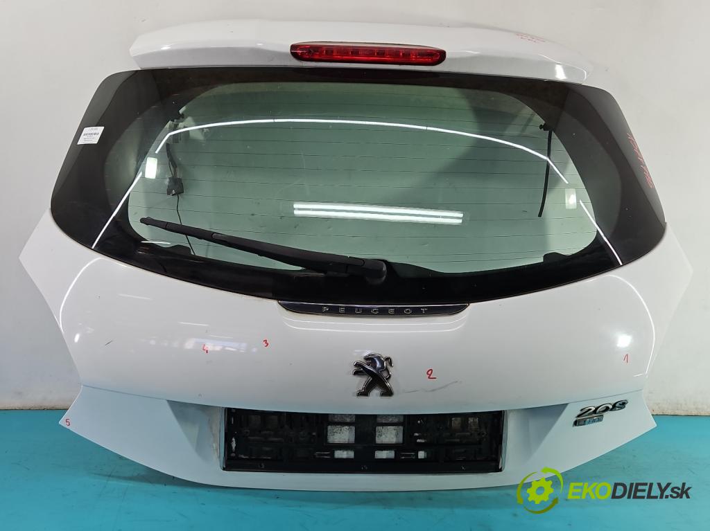 Peugeot 208 I 2012-2019 1.6 hdi 92 hp manual 68 kW 1560 cm3 5- zadní kufrové dveře  (Zadní kapoty)