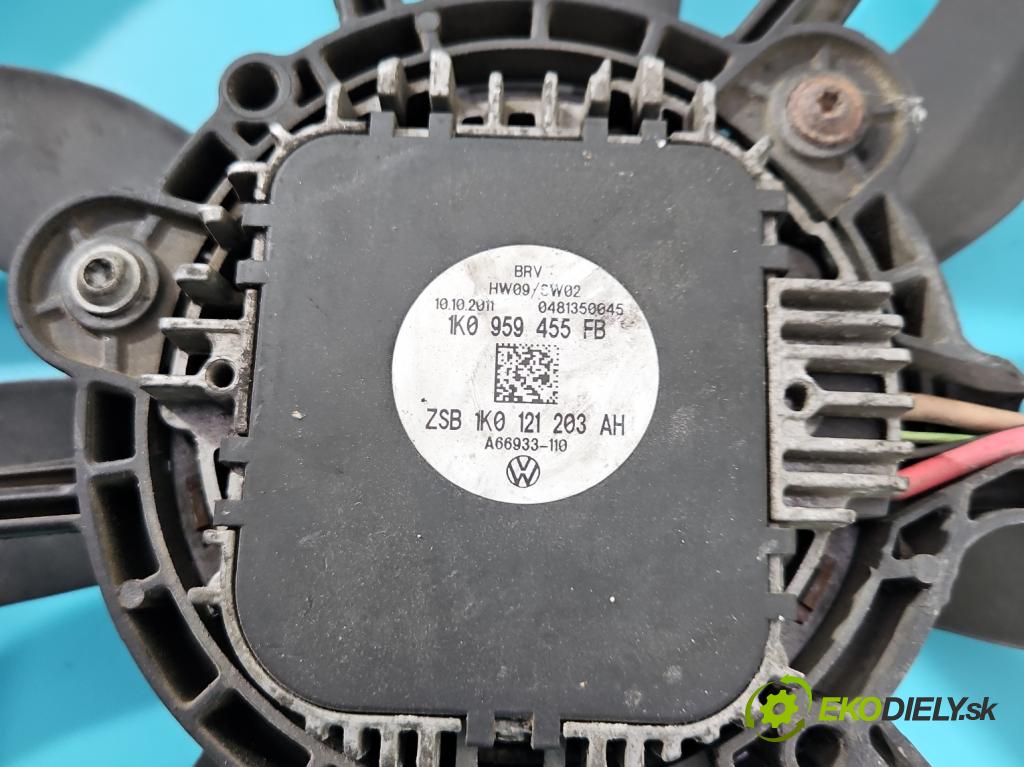Skoda Superb II 2008-2015 1.6 tdi 105 HP manual 77 kW 1598 cm3 5- Ventilátor chladiča 1K0959455FB