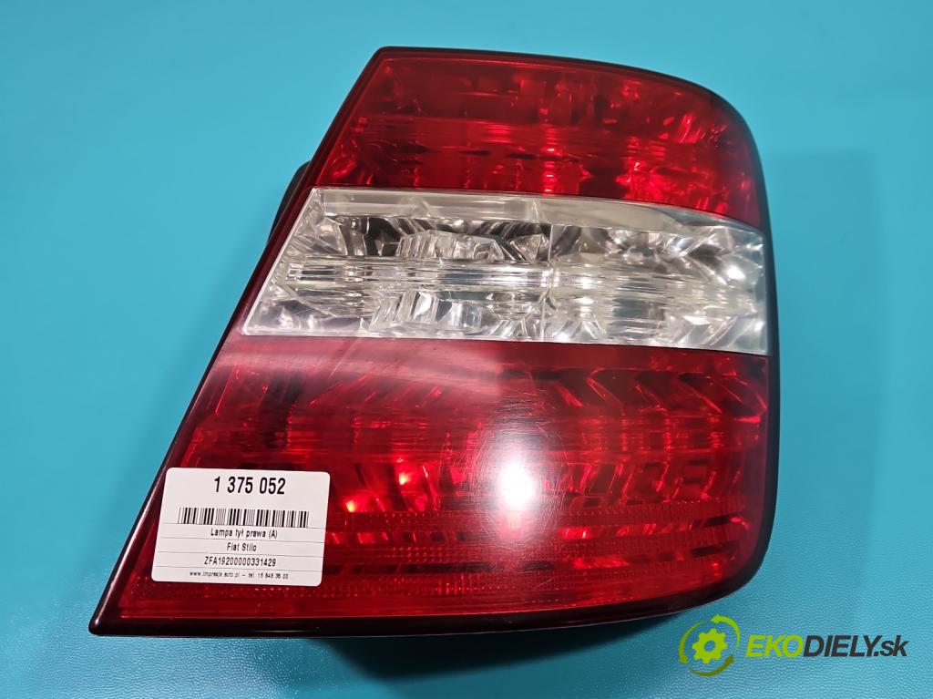 Fiat Stilo 1.9 jtd 116 hp manual 85 kW 1910 cm3 5- světlo zadní pravé 46758985 (Ostatné)