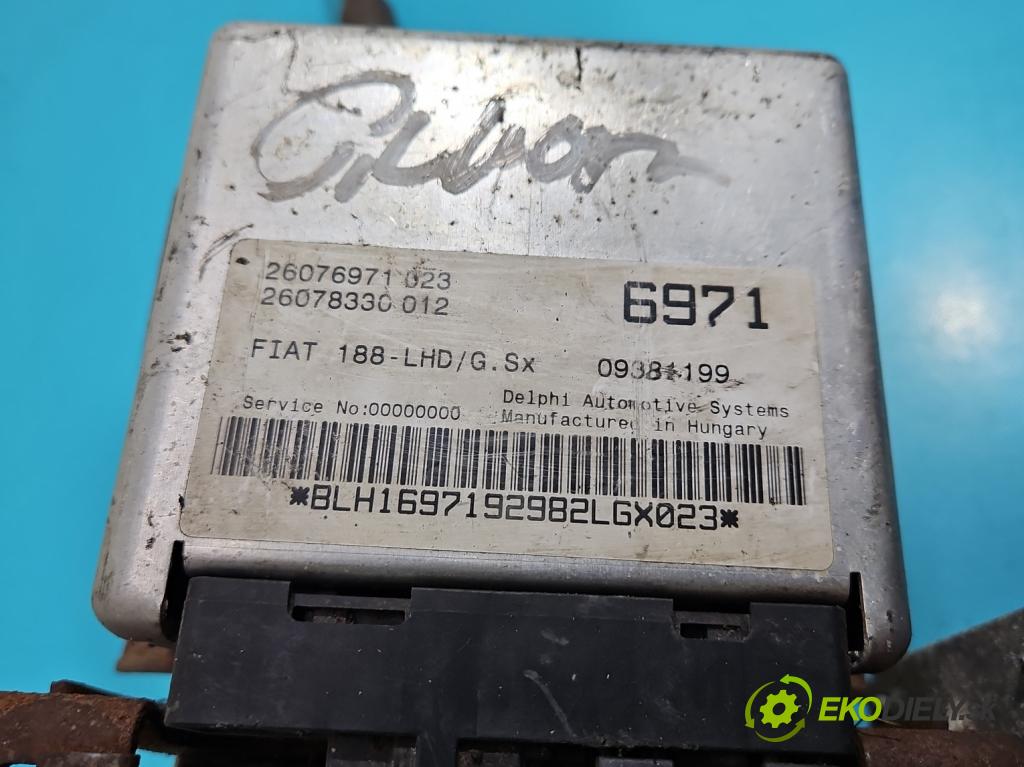 Fiat Punto II 1999-2010 1.9d 60 HP manual 44 kW 1910 cm3 3- čerpadlo posilovač 26073819 (Servočerpadlá, pumpy riadenia)