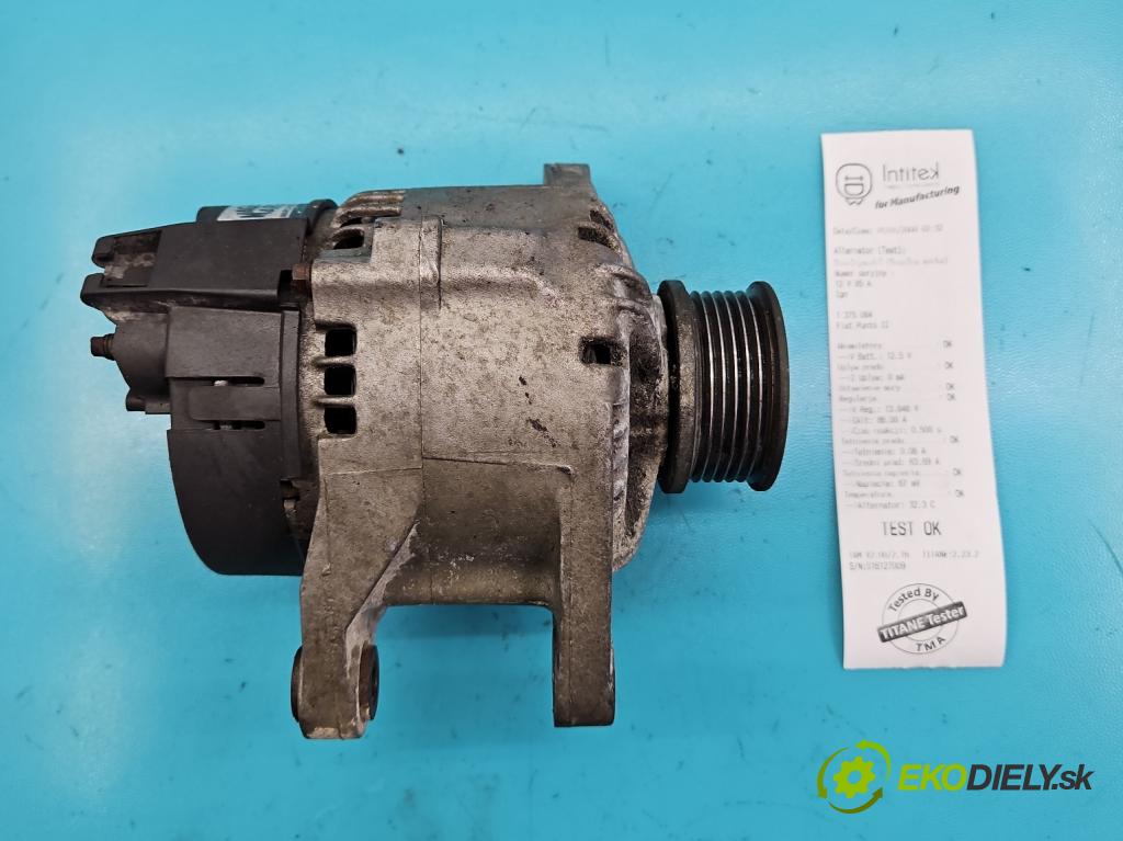 Fiat Punto II 1999-2010 1.9d 60 HP manual 44 kW 1910 cm3 3- Alternator  (Alternátory)