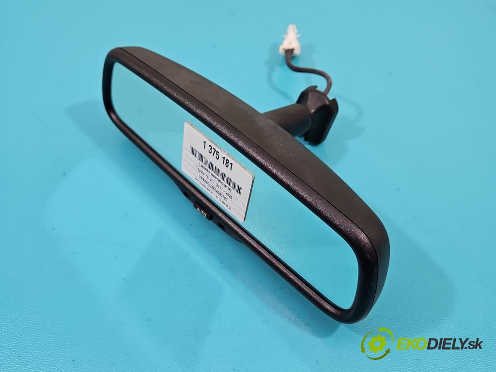 Toyota Yaris III 2011-2020 1.5 VVTi 111KM manual 82 kW 1496 cm3 5- zpětné zrcátko vnitřní 87810-0D100 (Světla vnitřní)