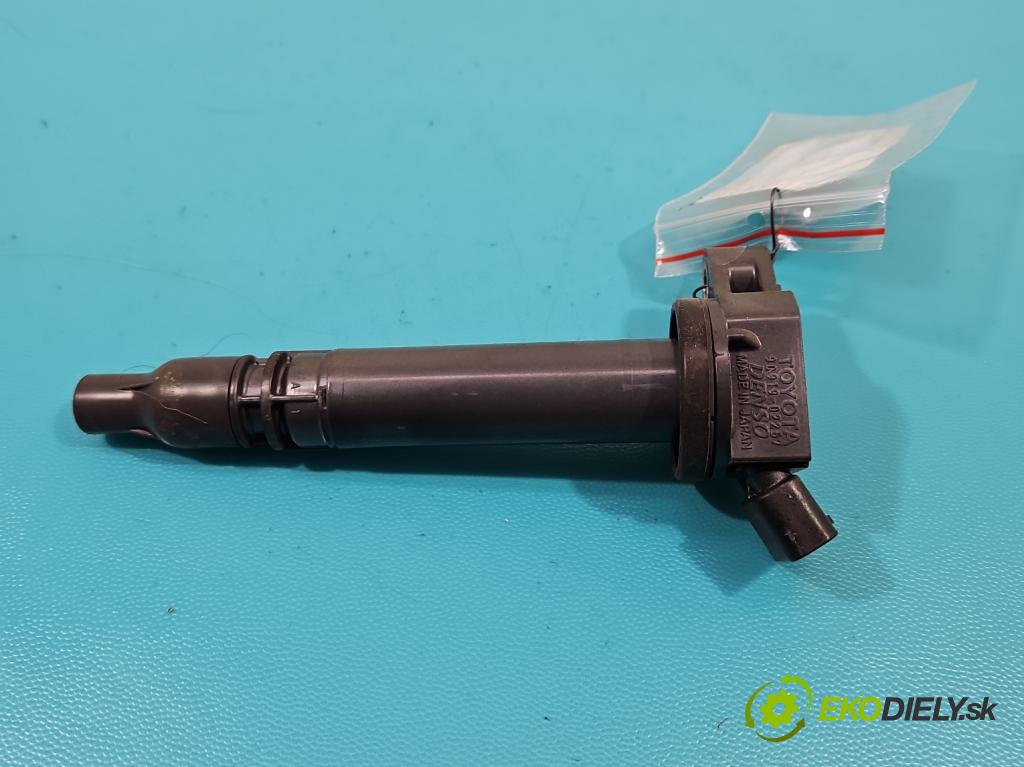 Toyota Yaris III 2011-2020 1.5 VVTi 111KM manual 82 kW 1496 cm3 5- cievka zapaľovacia 90919-02257 (Zapaľovacie cievky, moduly)