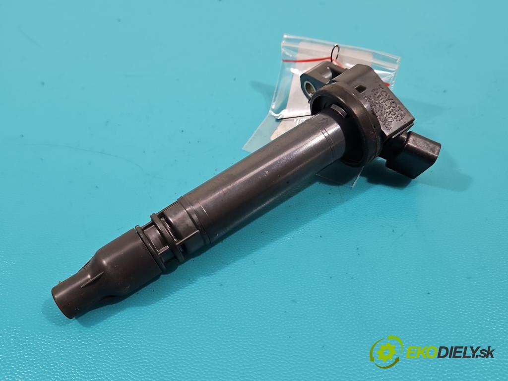 Toyota Yaris III 2011-2020 1.5 VVTi 111KM manual 82 kW 1496 cm3 5- cievka zapaľovacia 90919-02257 (Zapaľovacie cievky, moduly)