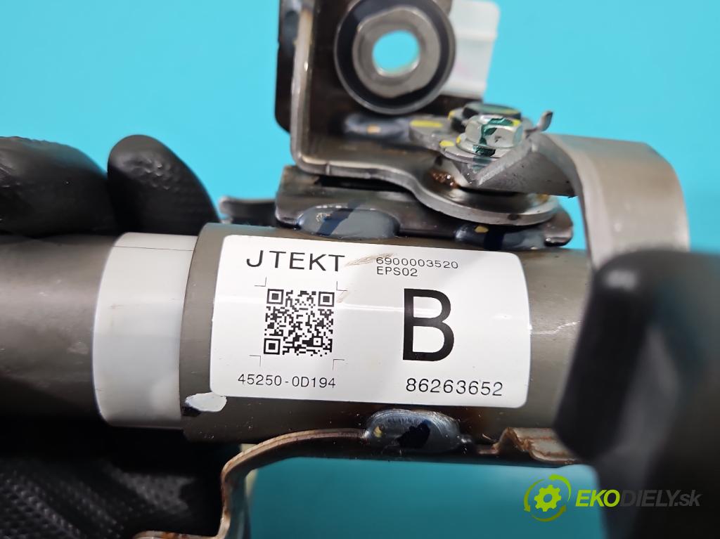 Toyota Yaris III 2011-2020 1.5 VVTi 111KM manual 82 kW 1496 cm3 5- čerpadlo posilovač 45250-0D194 (Servočerpadlá, pumpy riadenia)