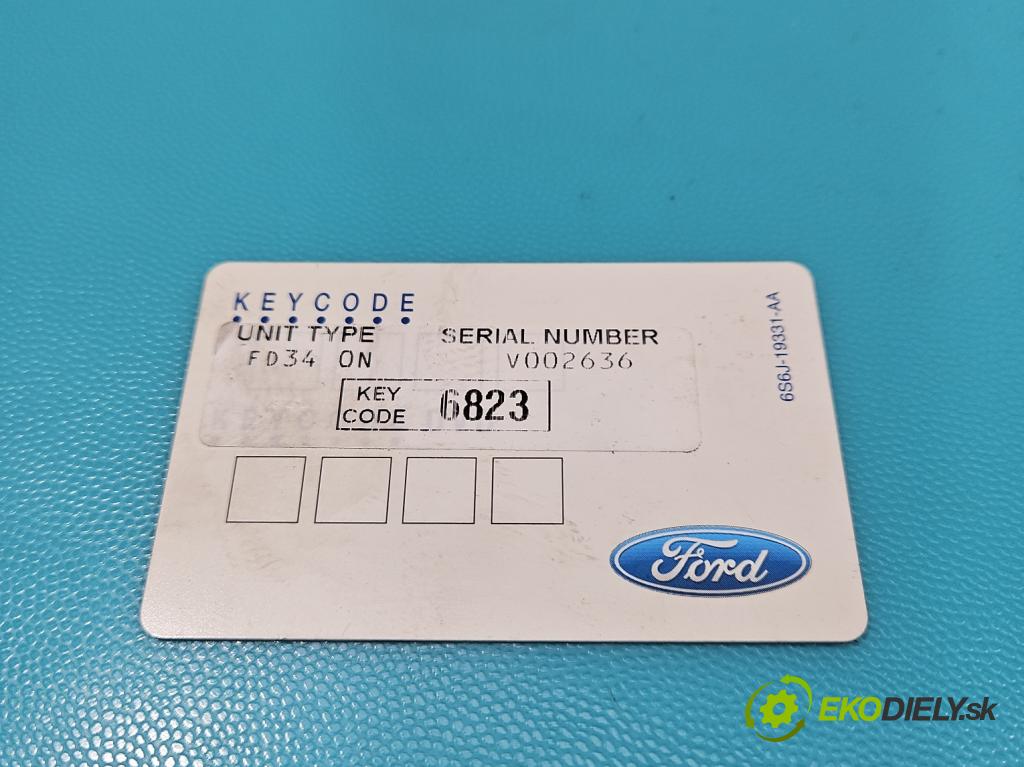 Ford Galaxy Mk2 2006-2015 1.8 TDCI 125 HP manual 92 kW 1753 cm3 5- Radio originál 6M2T-18B988-AC