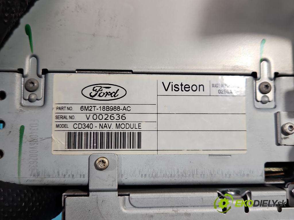 Ford Galaxy Mk2 2006-2015 1.8 TDCI 125 HP manual 92 kW 1753 cm3 5- Radio originál 6M2T-18B988-AC