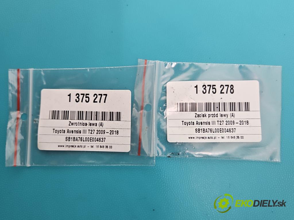 Toyota Avensis III T27 2009-2018 2.2 D4D 150 HP manual 110 kW 2231 cm3 4- náboj ľavé  (Náboje)