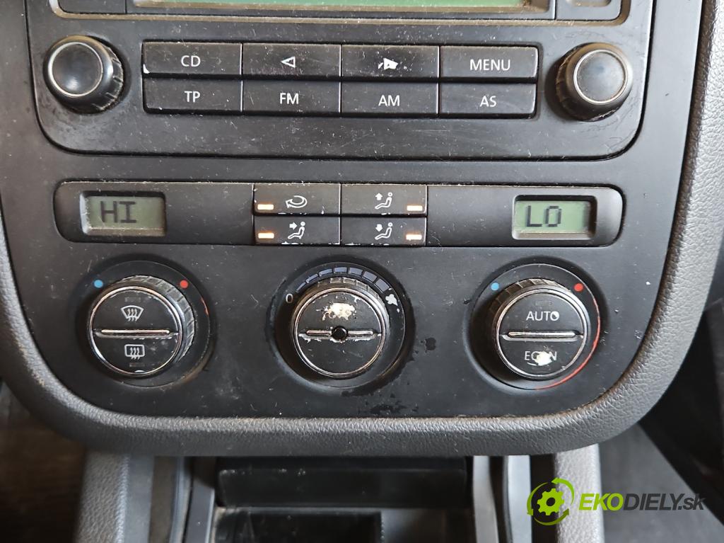 Vw Golf V 2003-2009 1.9 tdi 105 HP manual 77 kW 1896 cm3 5- panel kúrenia