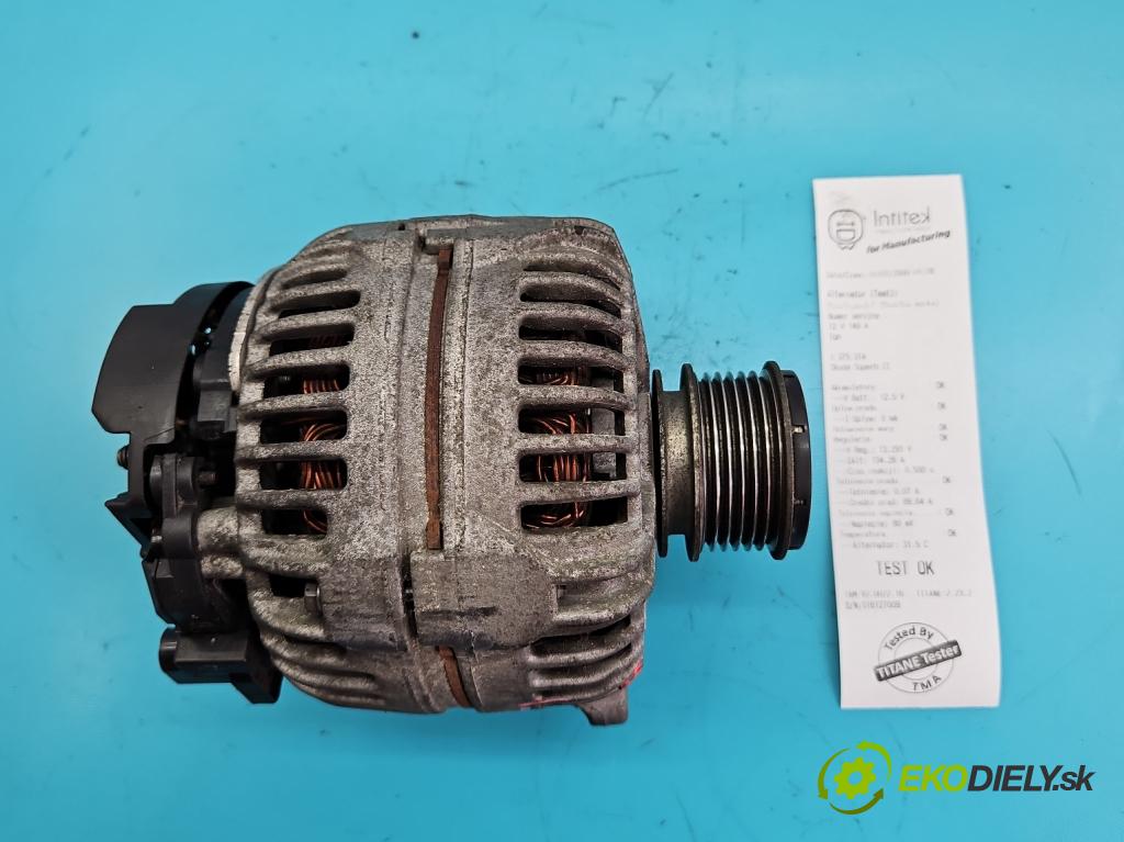 Skoda Superb II 2008-2015 1.6 tdi 105 hp manual 77 kW 1598 cm3 5- Alternator 03L903023 (Alternátory)