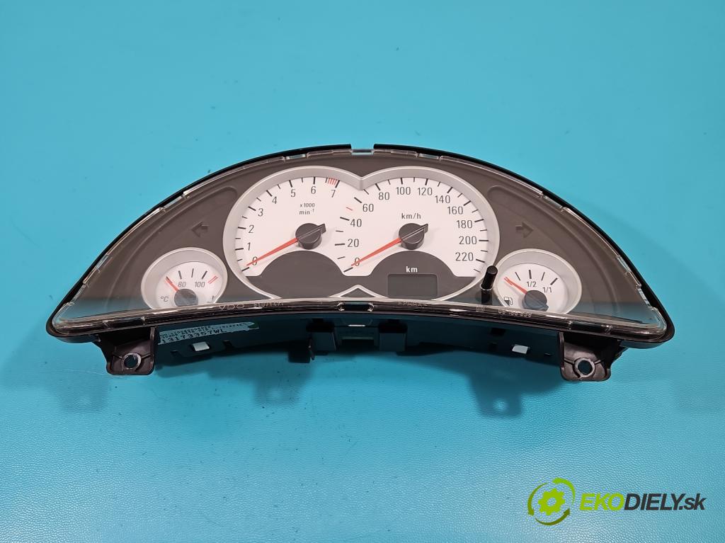 Opel Corsa C 2000-2006 1.2 16V 80 hp manual 59 kW 1229 cm3 5- řídící jednotka motoru 0261208253
