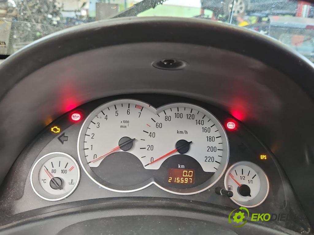 Opel Corsa C 2000-2006 1.2 16V 80 hp manual 59 kW 1229 cm3 5- řídící jednotka motoru 0261208253