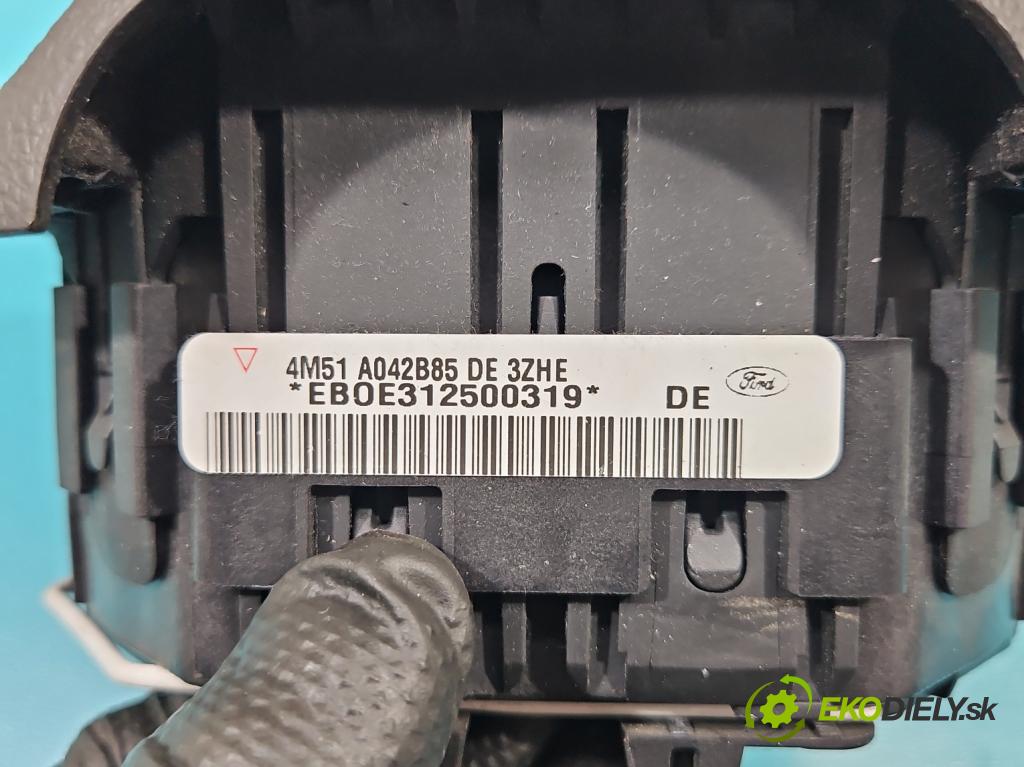 Ford Focus Mk2 2004-2011 1.6 tdci 90 HP manual 66 kW 1560 cm3 5- airbag vzduch: Řidiči: 4M51-A042B85-DE (Airbagy)