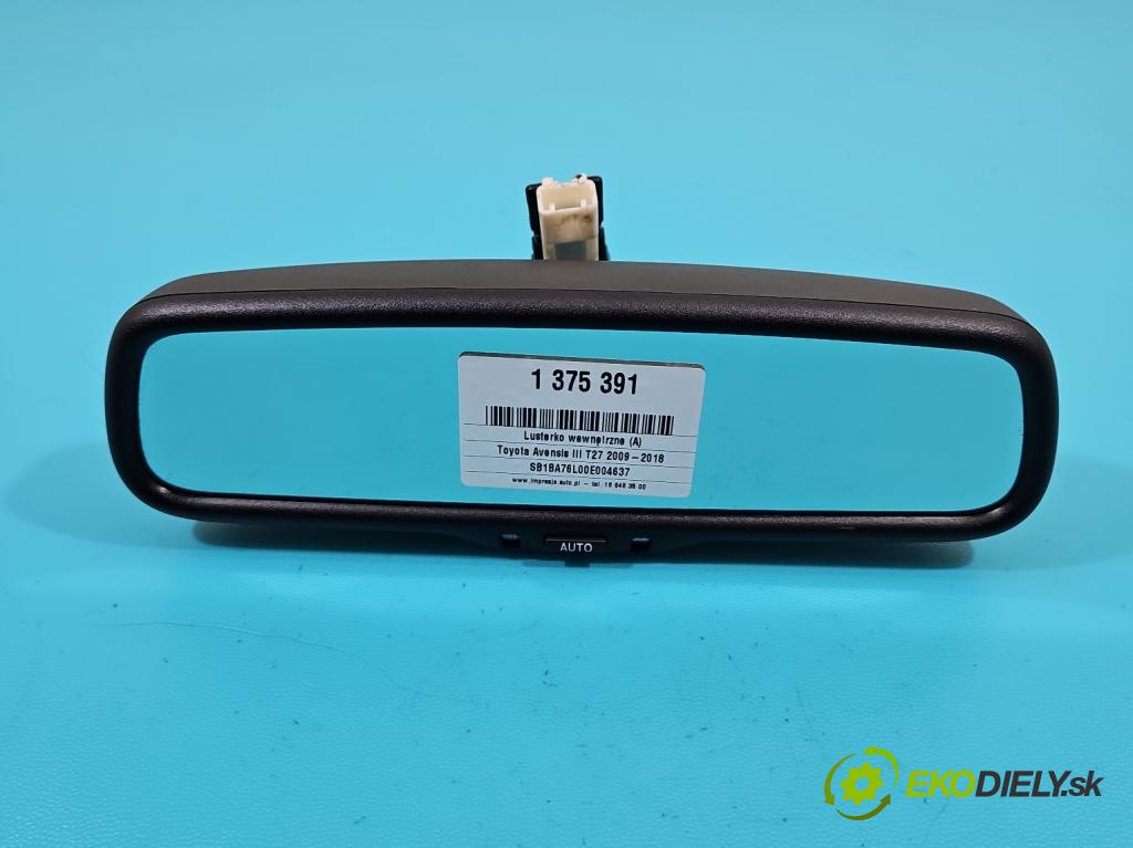 Toyota Avensis III T27 2009-2018 2.2 D4D 150 HP manual 110 kW 2231 cm3 4- zrkadlo uvnitř: 878100F050 (Spätné zrkadlá vnútorné)