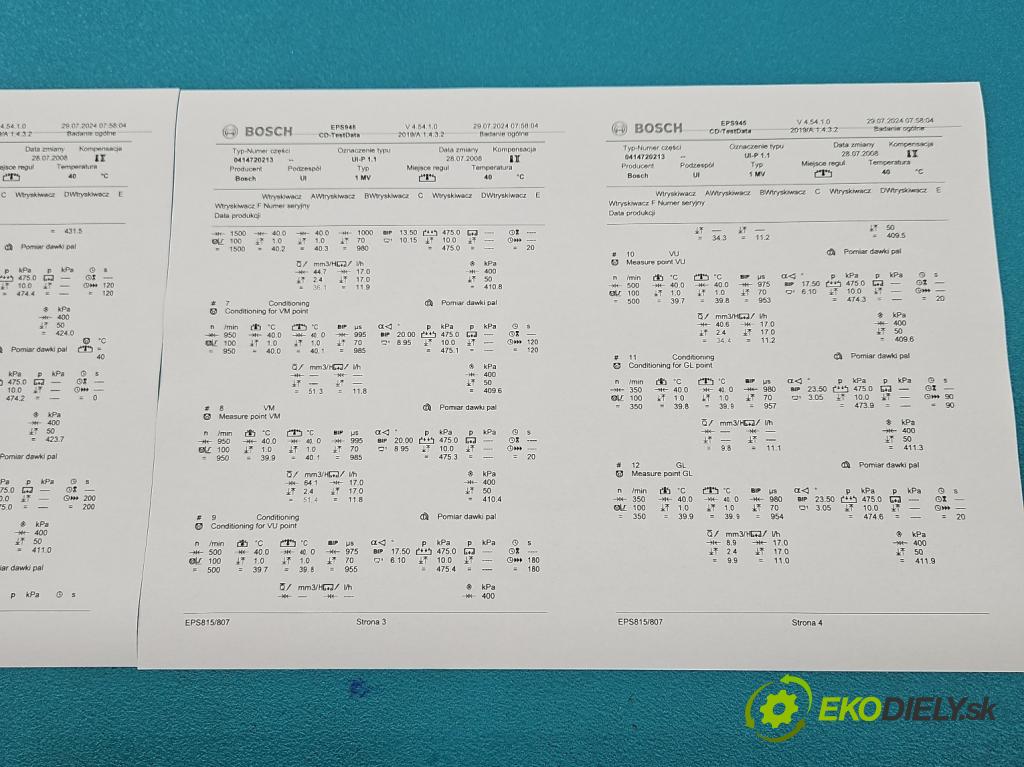 Vw Bora 1.9 tdi 101 HP manual 74 kW 1896 cm3 5- vstrekovacie čerpadlo 0414720213 (Vstrekovače)