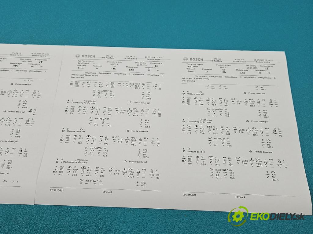 Vw Golf IV 1997-2003 1.9 tdi 116 HP manual 85 kW 1896 cm3 5- vstrekovacie čerpadlo 0414720007 (Vstrekovače)