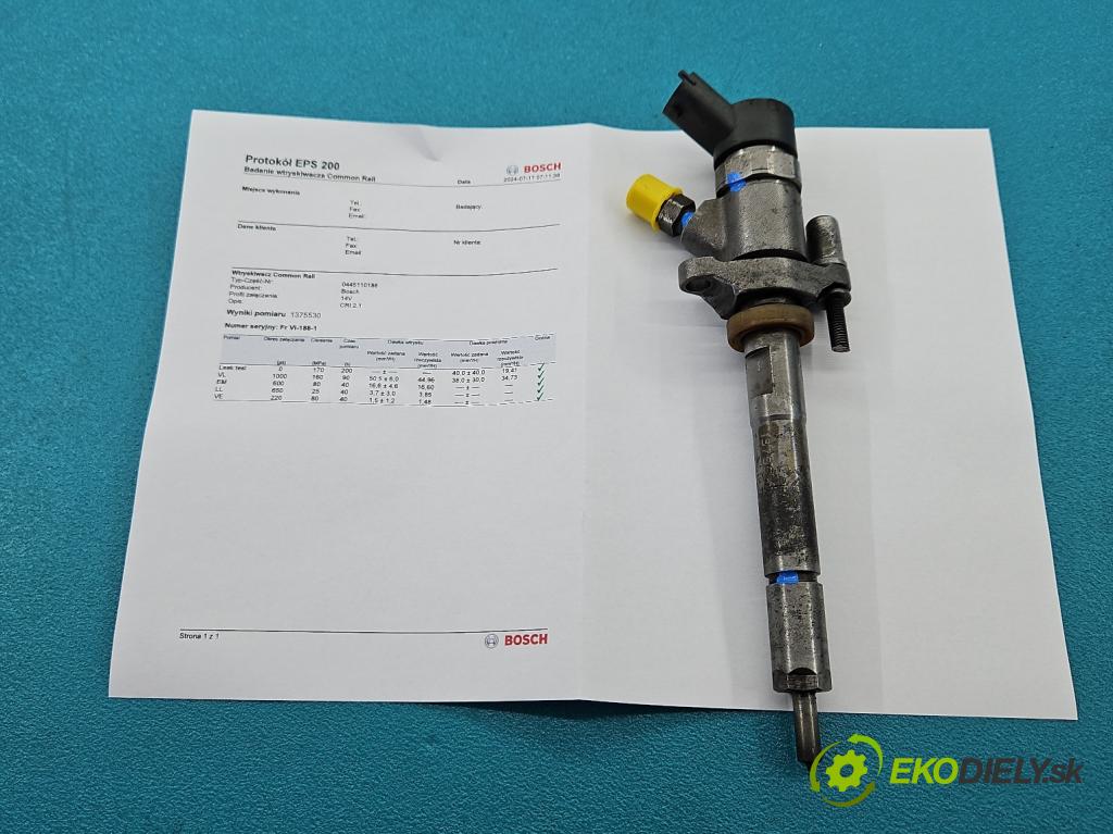 Ford Focus Mk2 2004-2011 1.6 tdci 109 HP manual 80 kW 1560 cm3 5- vstrek 0445110188 (Vstrekovače)