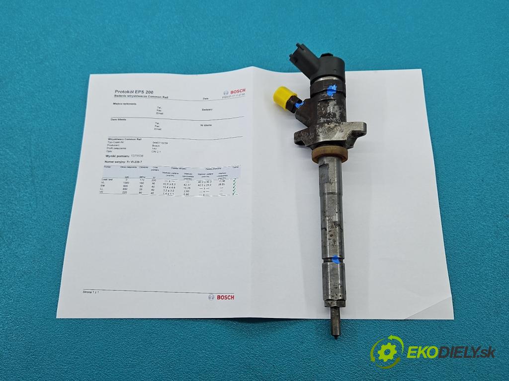 Ford Focus Mk2 2004-2011 1.6 tdci 90 HP manual 66 kW 1560 cm3 5- vstrek 0445110239 (Vstrekovače)