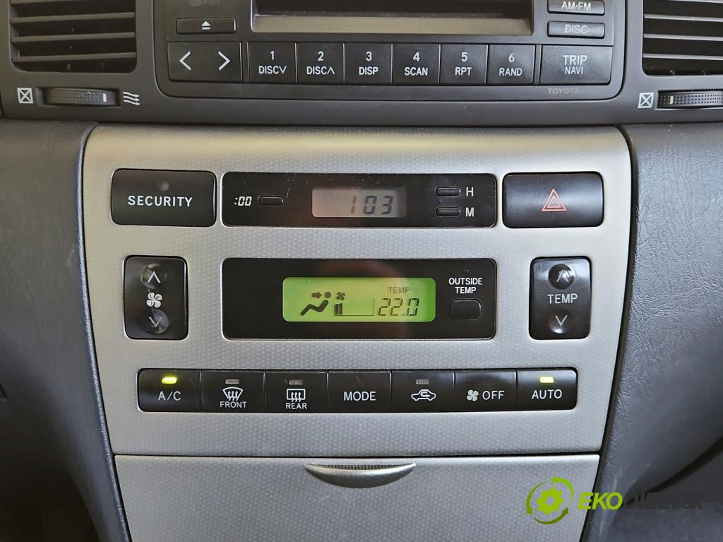 Toyota Corolla E12 2001-2009 2.0 D4D 90 HP manual 66 kW 1995 cm3 3- panel kúrenia 88650-13030