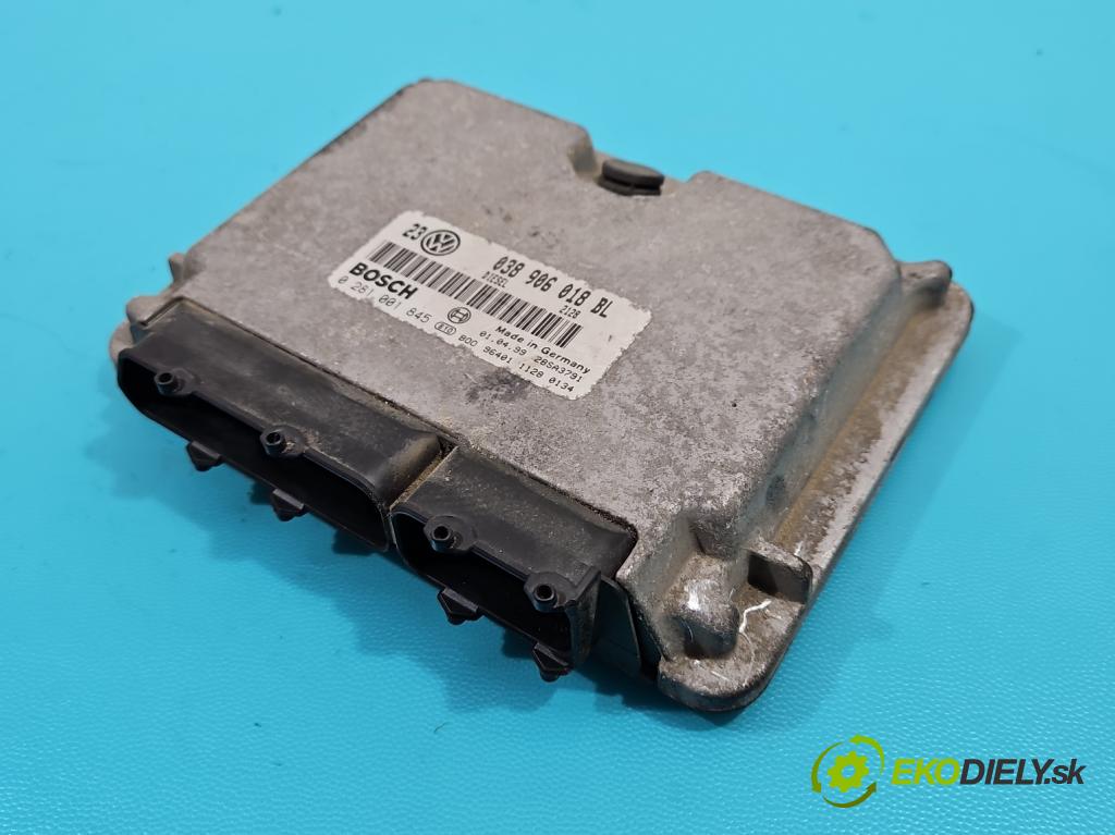 Vw Golf IV 1997-2003 1.9 TDI 90 hp manual 66 kW 1896 cm3 3- řídící jednotka motoru 038906018BL